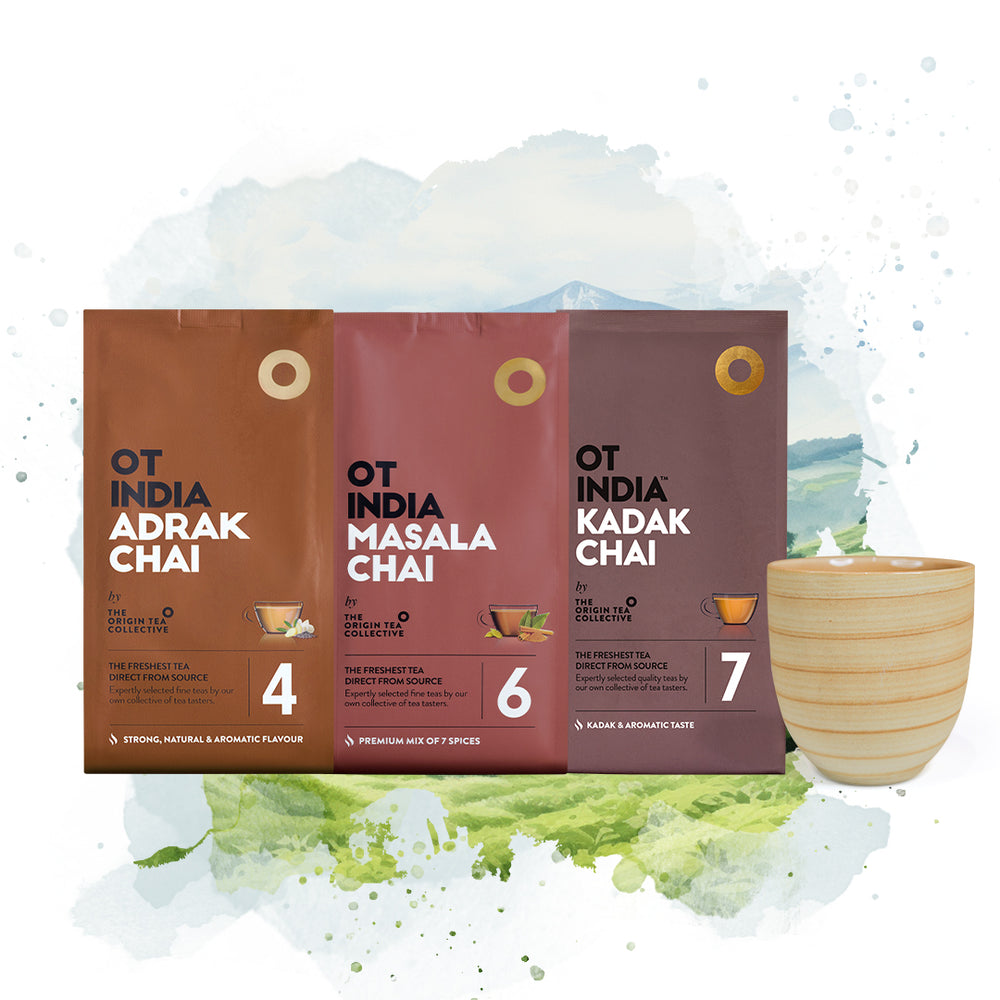 Combo: Adrak Chai, Masala Chai, Kadak Chai & Kulhad
