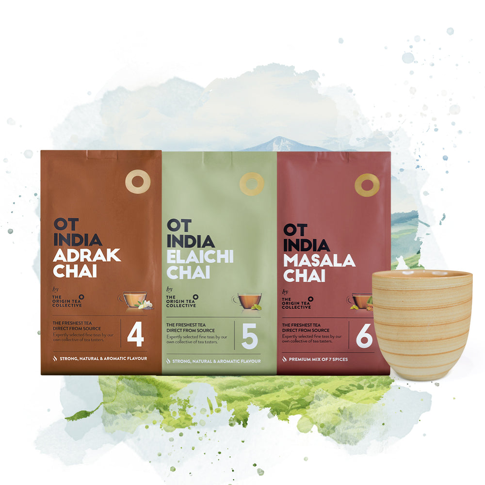 Combo: Adrak Chai, Elaichi Chai, Masala Chai & Kulhad