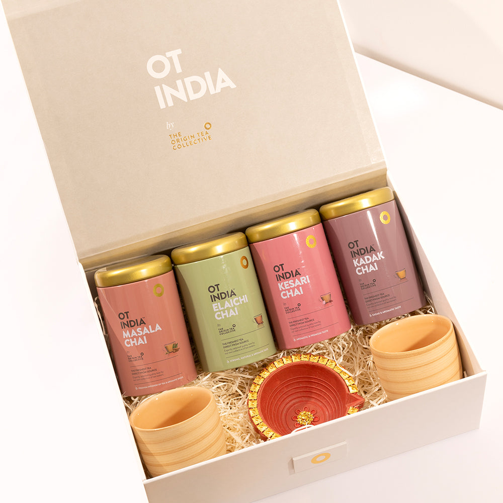 OT INDIA Kadak Chai, Kesari Chai, Elaichi Chai and Masala Chai Tea